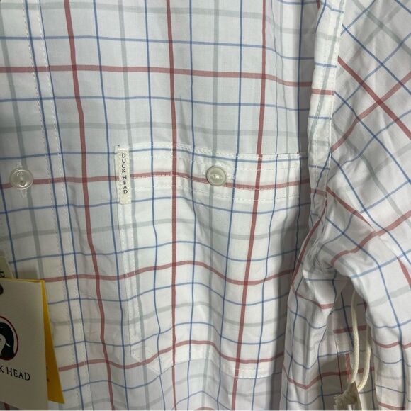 Duck Head Performance Poplin Plead Guide Shirt NEW MEDIUM - Picture 8 of 9